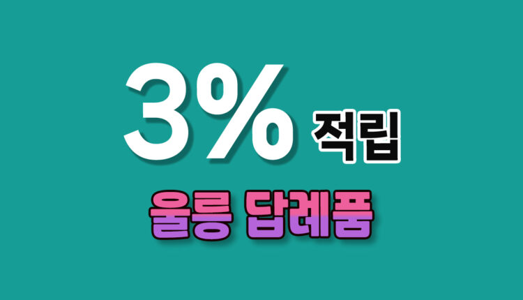 울릉도 답례품